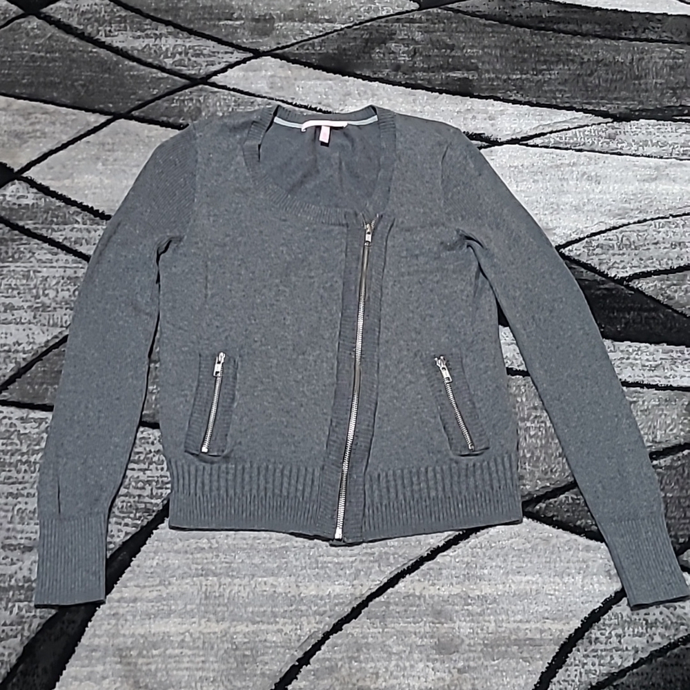 Victoria Secret 2013 Scoop-Neck Full-zip Sweater Jacket